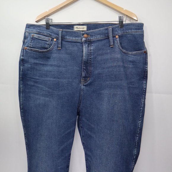 - Madewell Women’s Jeans Petite 10" High Rise skinny blue 35p - Picture 5 of 16